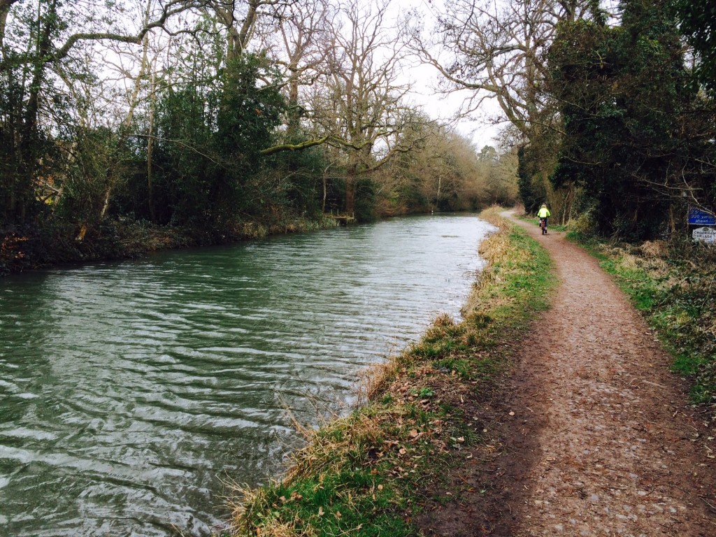 Vey quiet tow path